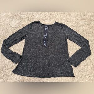 Victoria's Secret Black Long Sleeve Tee